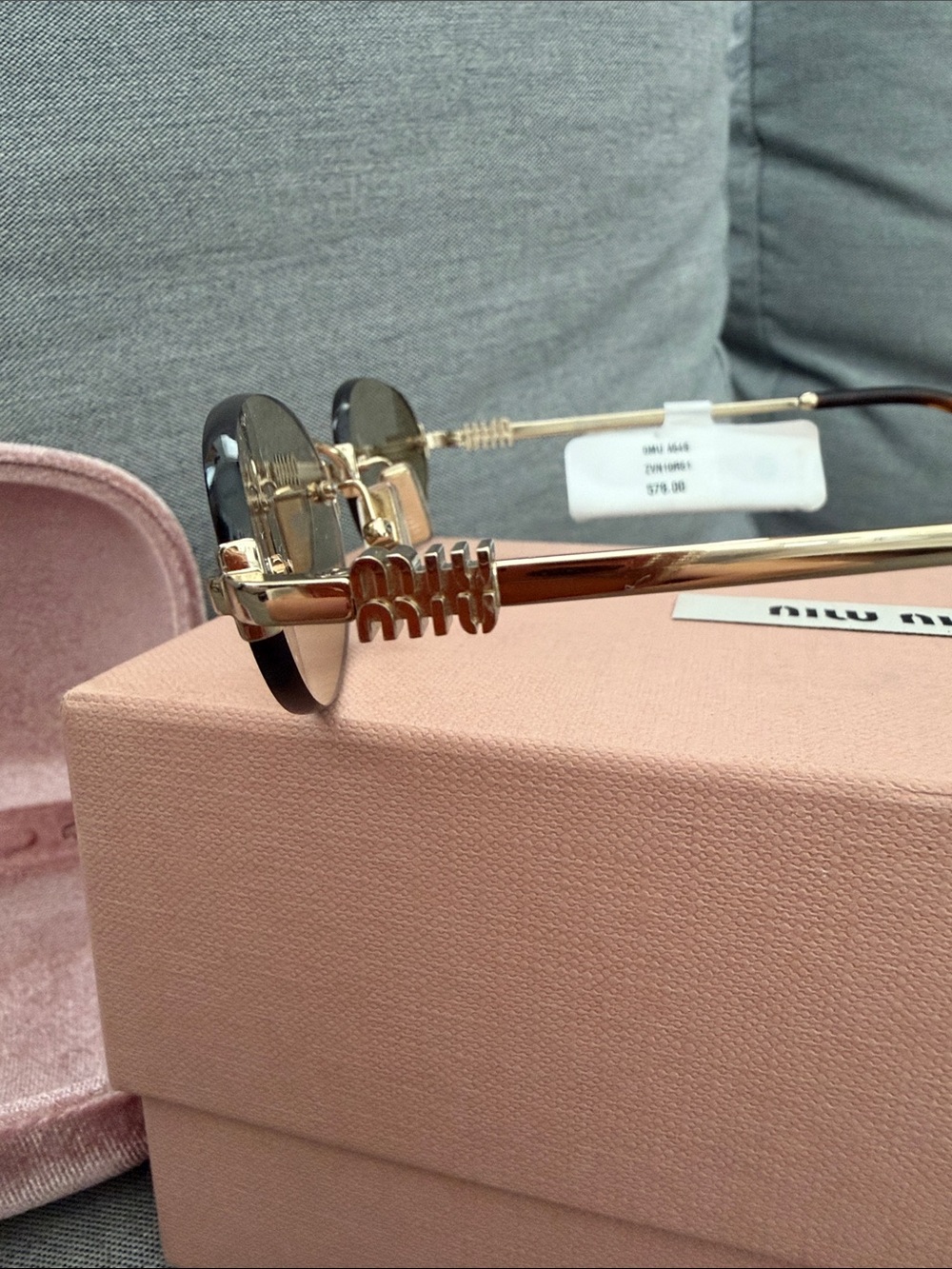 NWT MIU MIU Sunglasses with case/box - Picture 3 of 5